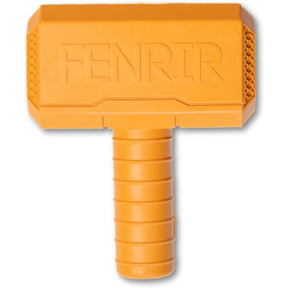 Fenrir Dog Chew Toy Hammer Chew Toy Medium Orange - Picture 3 of 7